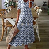 Boho midi šaty Luna pro ležérní vzhled