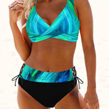 Veselé barevné bikiny Eva — pohled 4