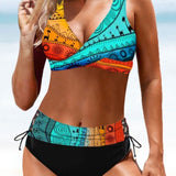 Veselé barevné bikiny Eva — pohled 10