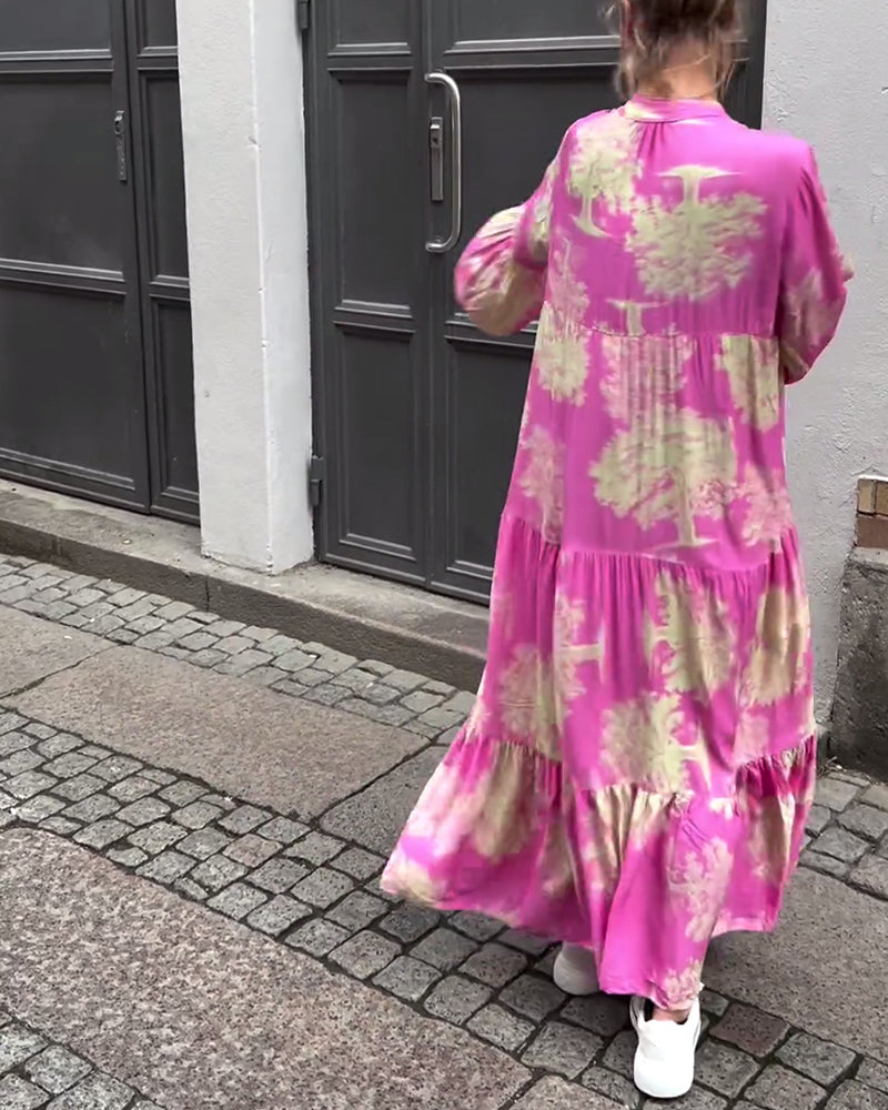 Splývavé maxi šaty Ophelia — pohled 11