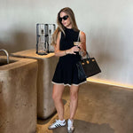 Žebrované mini šaty Leah — pohled 6