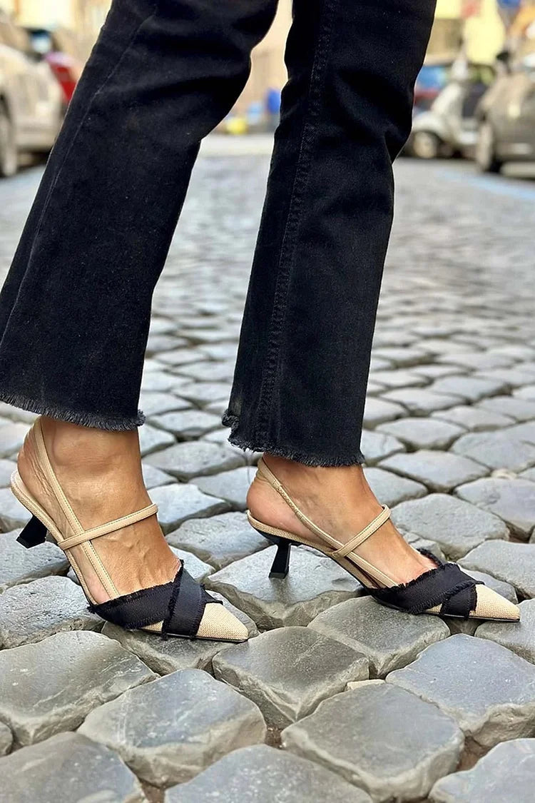 Elegantní lodičky s páskem přes patu Sela — pohled 2