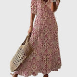 Boho vintage maxi šaty Amalia na léto — pohled 4