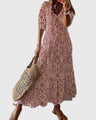 Boho vintage maxi šaty Amalia na léto — pohled 4