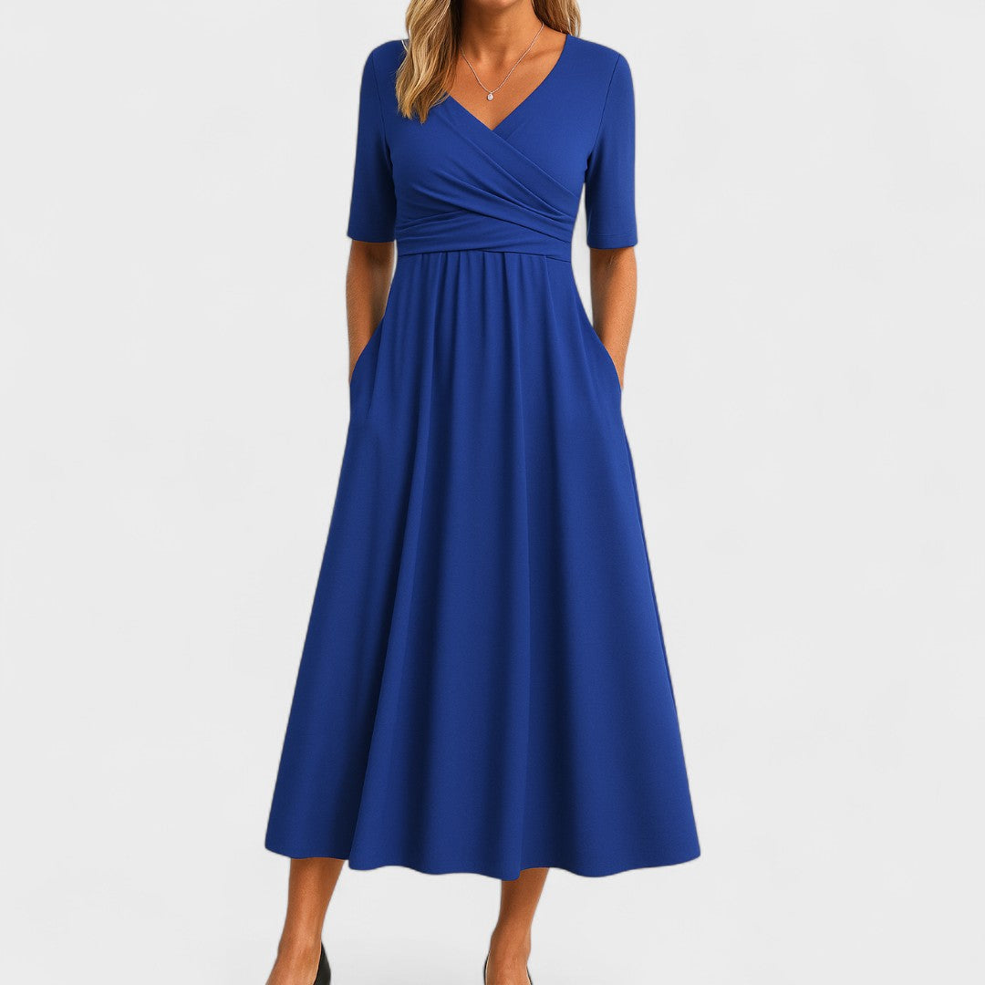 Elegantní midi šaty IDA — pohled 3