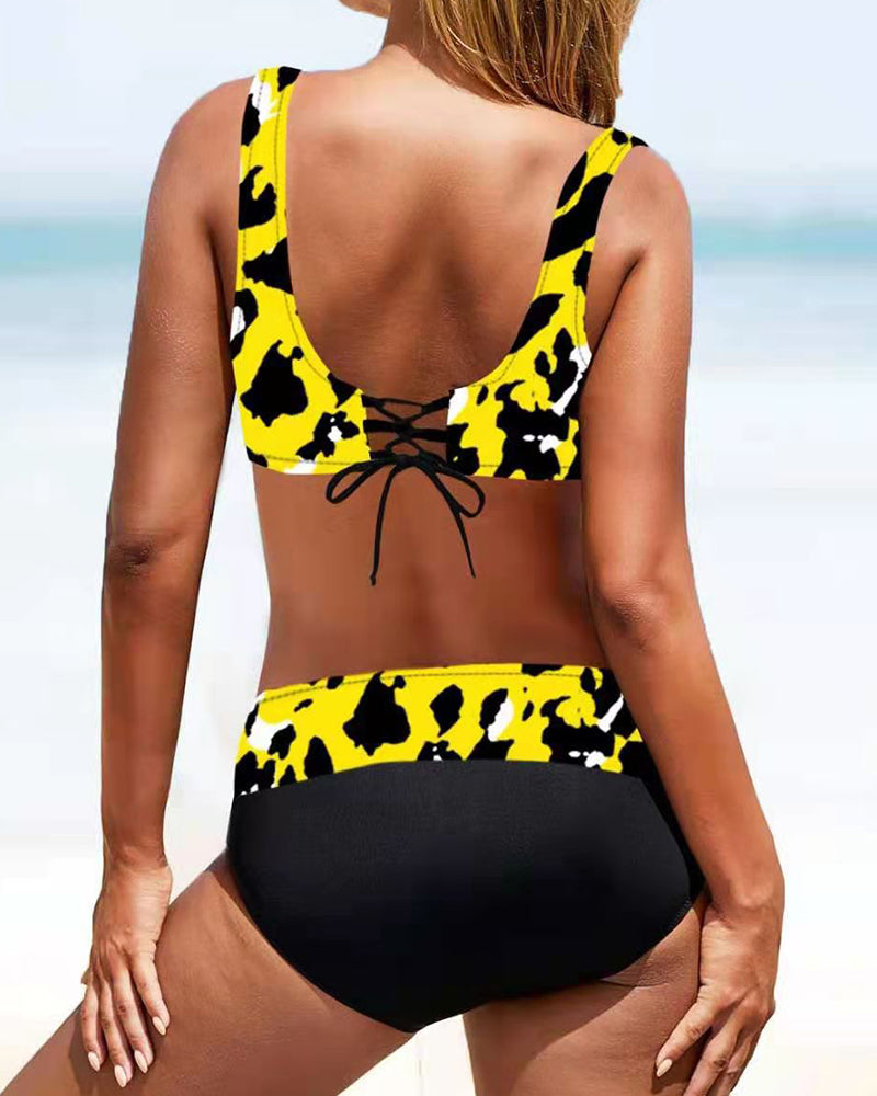 Veselé barevné bikiny Eva — pohled 14