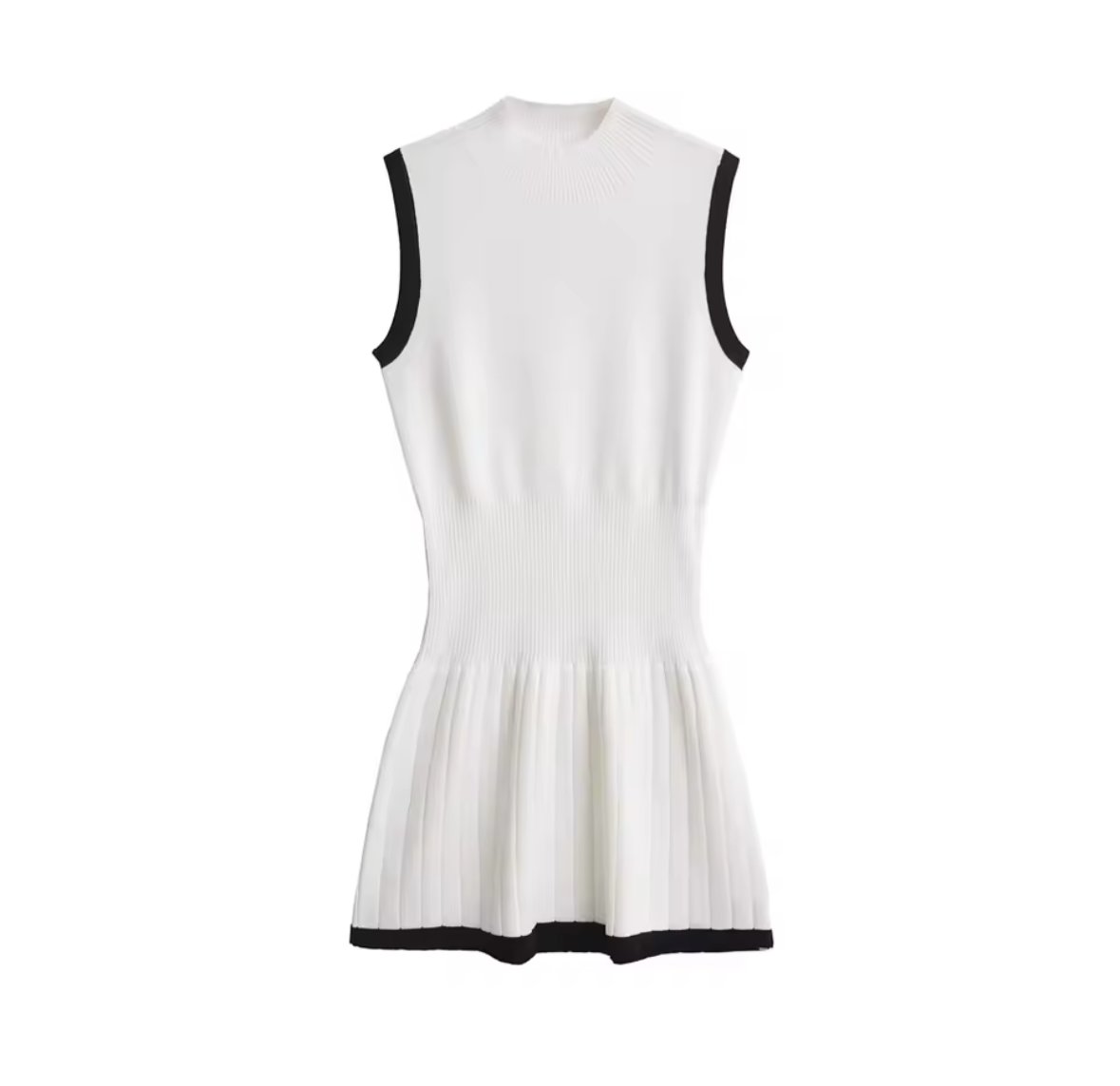 Žebrované mini šaty Leah — pohled 9