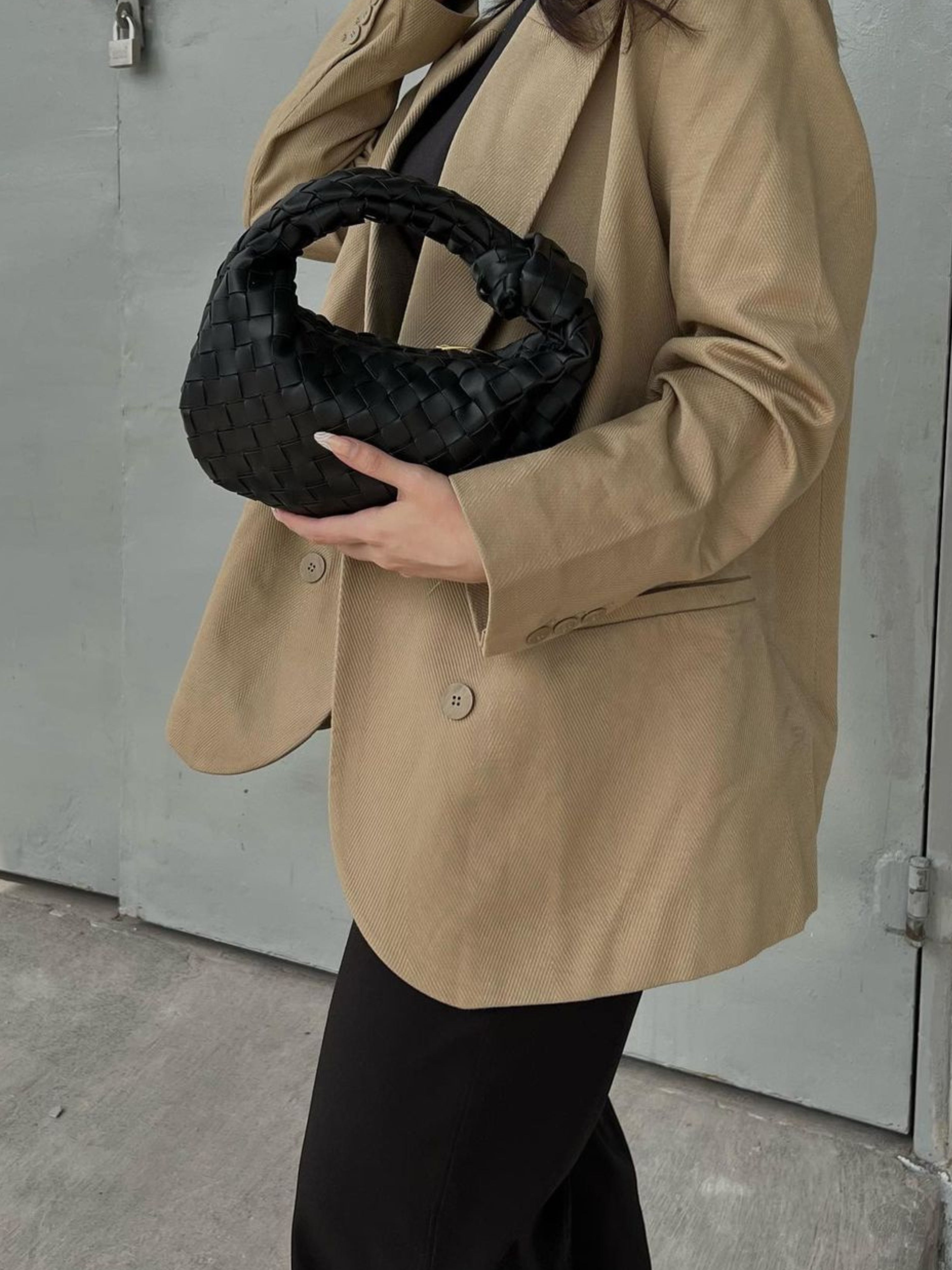 Kabelka Marigold Braided s krátkým uchem — pohled 8