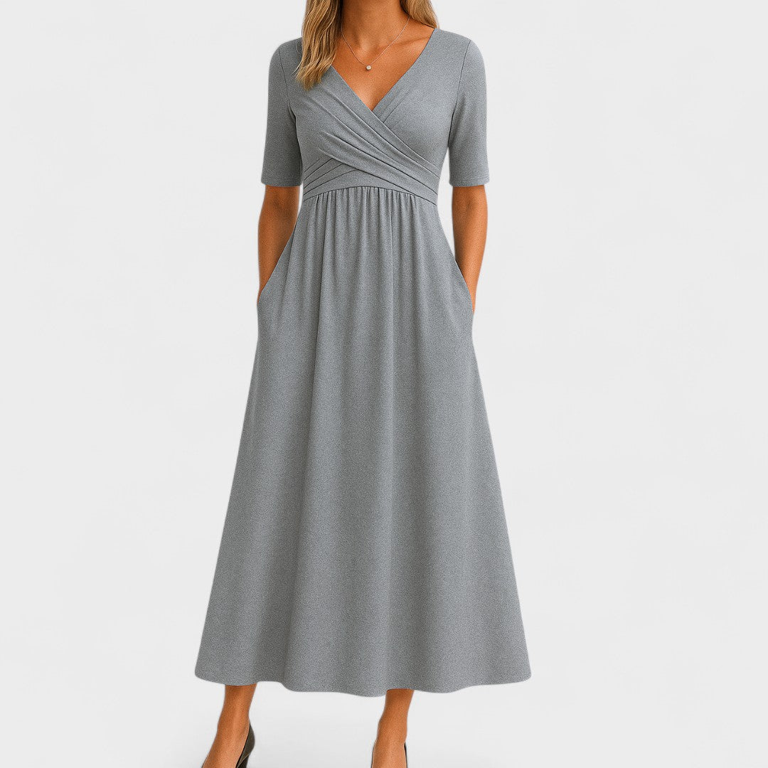 Elegantní midi šaty IDA — pohled 4