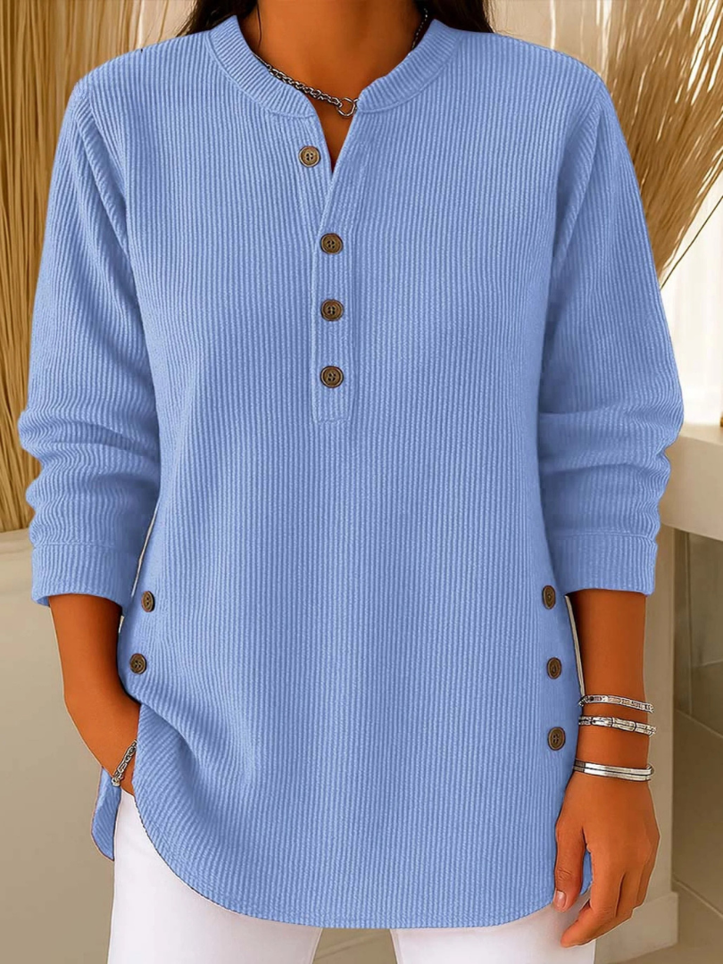 Henley tunika Nives s knoflíky