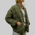 Elegantní oversize prošívaná bunda Josiane™ — pohled 3