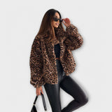 Kabát Piper s leopardím vzorem — pohled 4