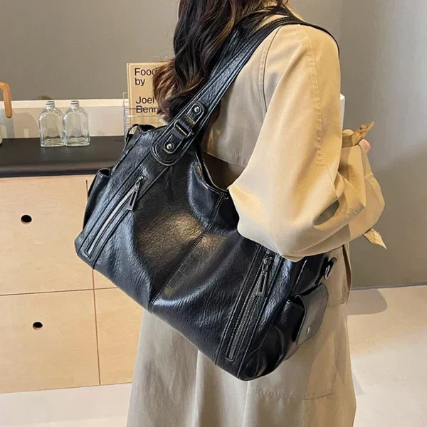Kožená taška shopper Amira — pohled 4