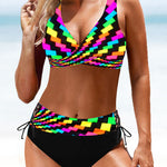 Veselé barevné bikiny Eva — pohled 11