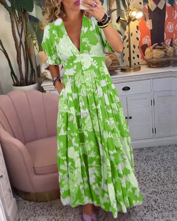 Zářivé šaty s květinovým vzorem Floriana — pohled 9