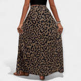 Midi sukně s leopardím vzorem — pohled 2