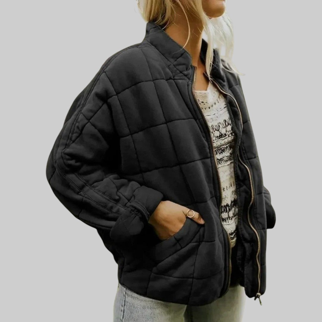 Elegantní oversize prošívaná bunda Josiane™ — pohled 4