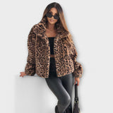 Kabát Piper s leopardím vzorem — pohled 5