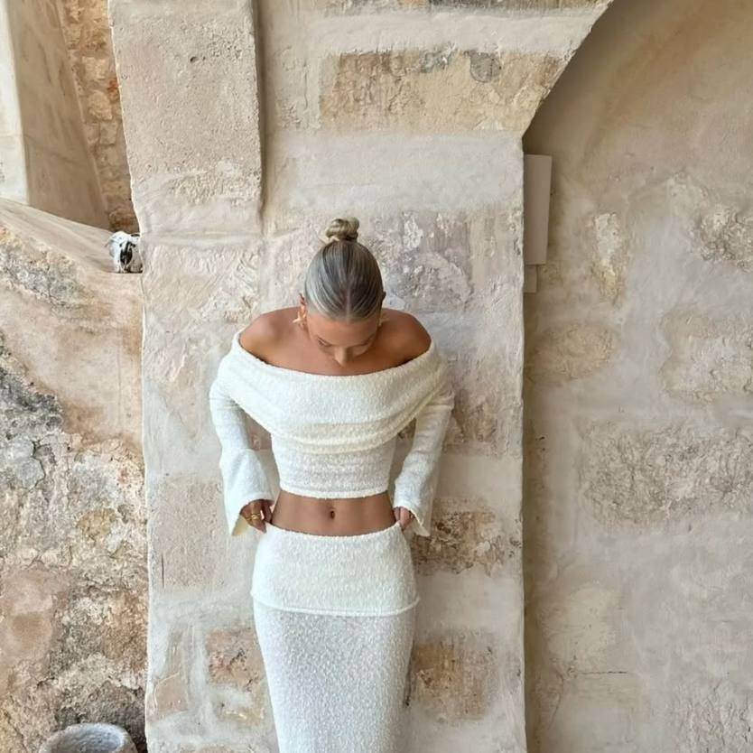 Elegantní komplet v maxi délce Amiyah — pohled 2
