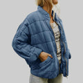 Elegantní oversize prošívaná bunda Josiane™ — pohled 5