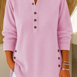 Henley tunika Nives s knoflíky — pohled 2