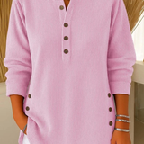 Henley tunika Nives s knoflíky — pohled 2