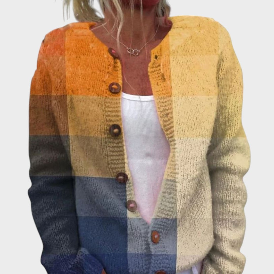 Podzimní květinový kardigan Aaliyah