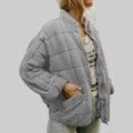 Elegantní oversize prošívaná bunda Josiane™ — pohled 2