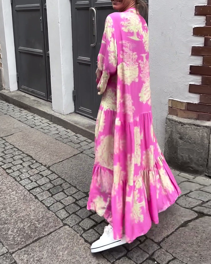 Splývavé maxi šaty Ophelia — pohled 12
