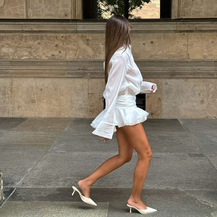 Plisované mini šaty Brynlee — pohled 2