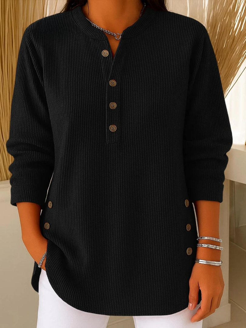 Henley tunika Nives s knoflíky — pohled 6