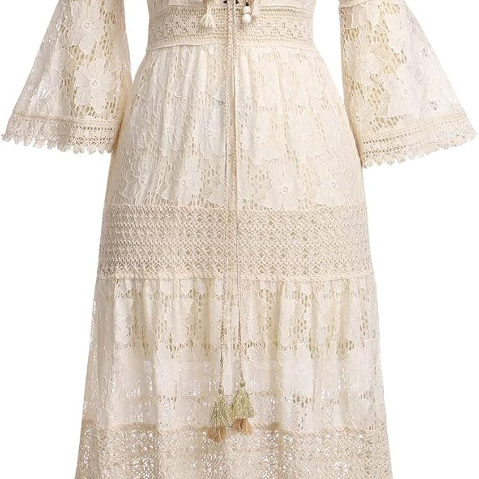 Boho krajkové šaty Amary