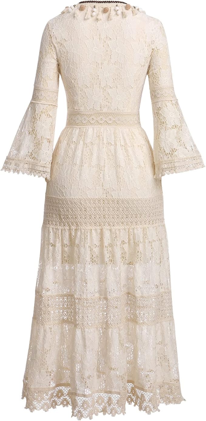 Boho krajkové šaty Amary — pohled 4