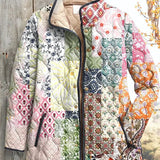 Prošívaná bunda Minna™ ve stylu patchwork
