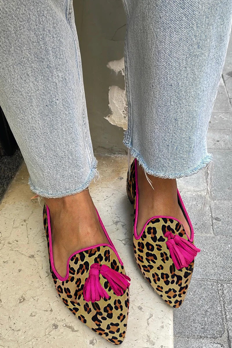Balerínky Asma™ s leopardím vzorem