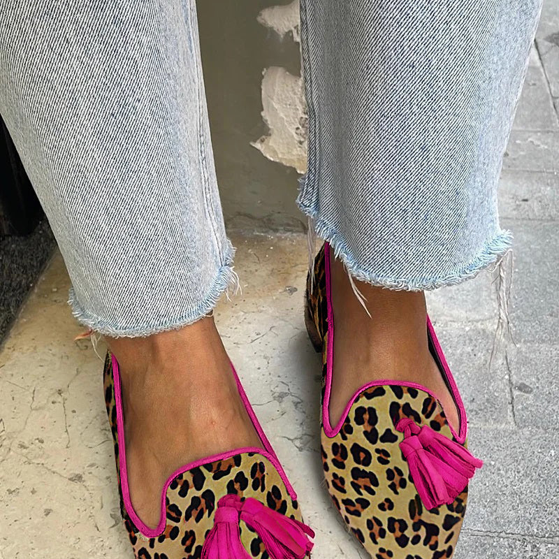 Balerínky Asma™ s leopardím vzorem