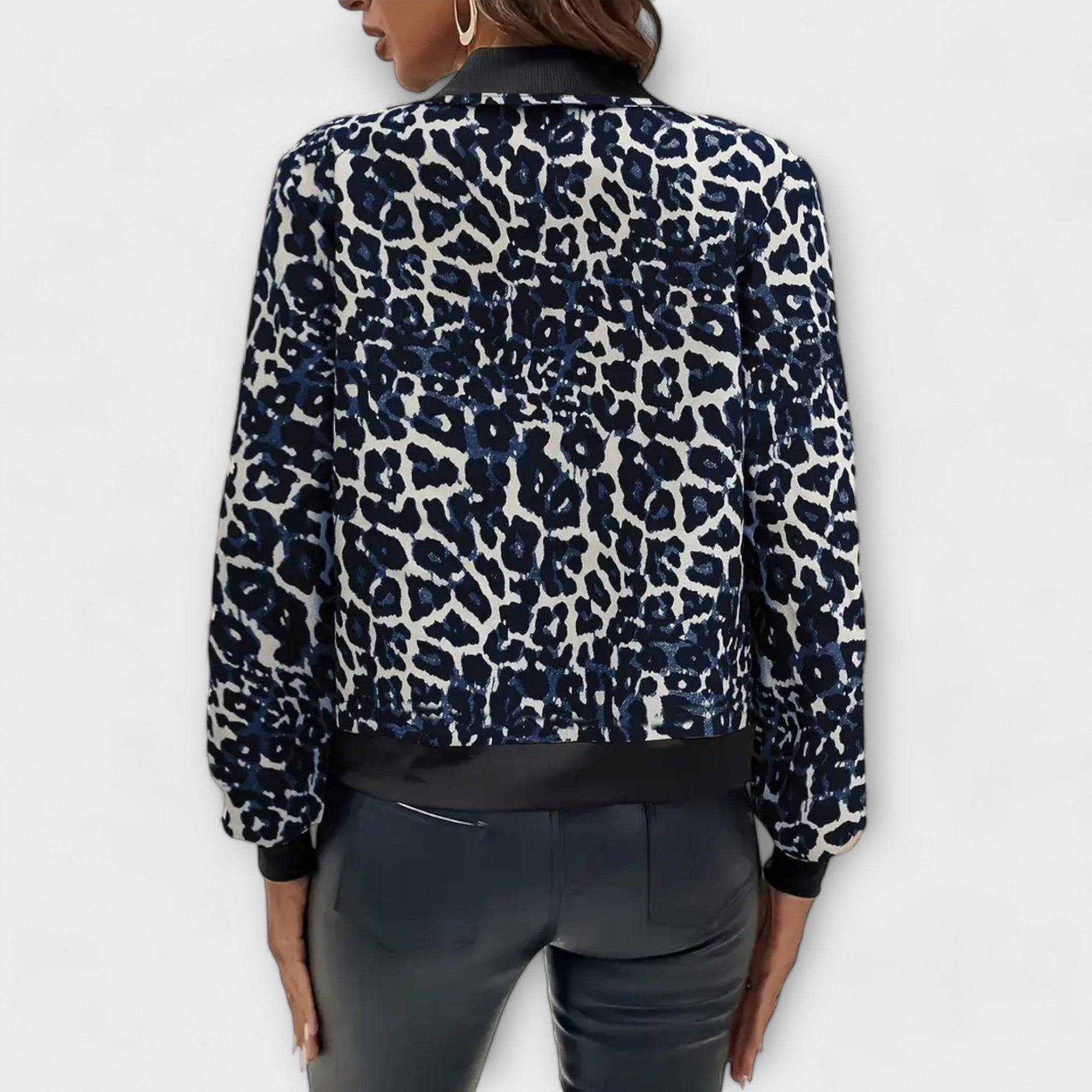 Elegantní kabát s leopardím vzorem Amiria — pohled 7