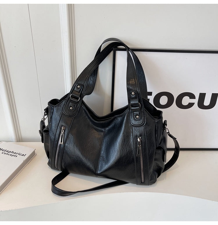 Kožená taška shopper Amira — pohled 10
