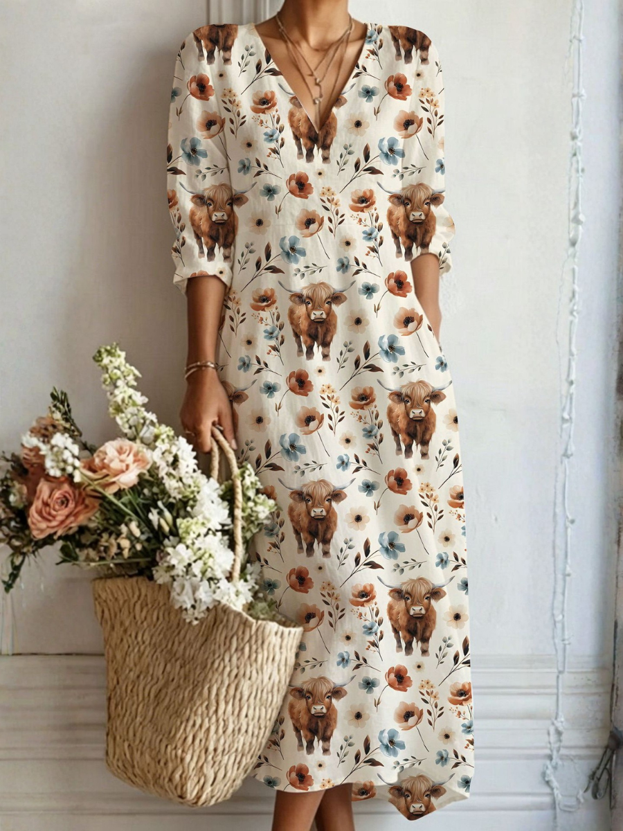 Boho maxi šaty Estela