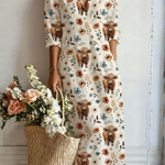Boho maxi šaty Estela