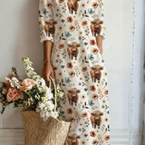 Boho maxi šaty Estela