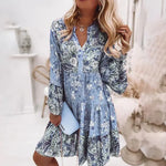 Boho šaty Eira s potiskem — pohled 4