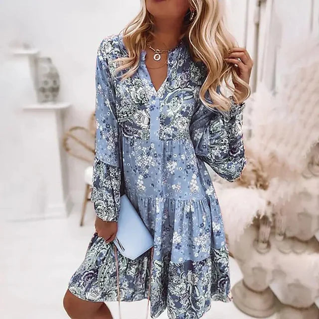 Boho šaty Eira s potiskem — pohled 4