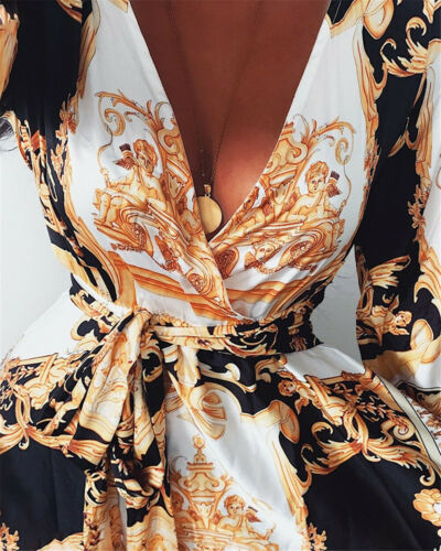 Boho šaty s potiskem Faye — pohled 11