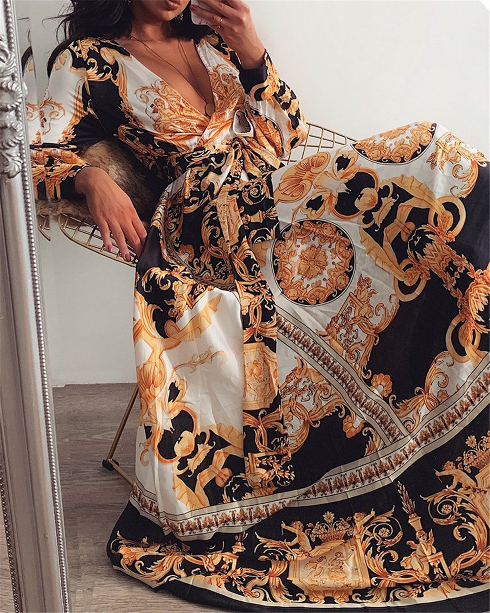 Boho šaty s potiskem Faye — pohled 10