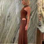Asymetrické maxi šaty Faye — pohled 3