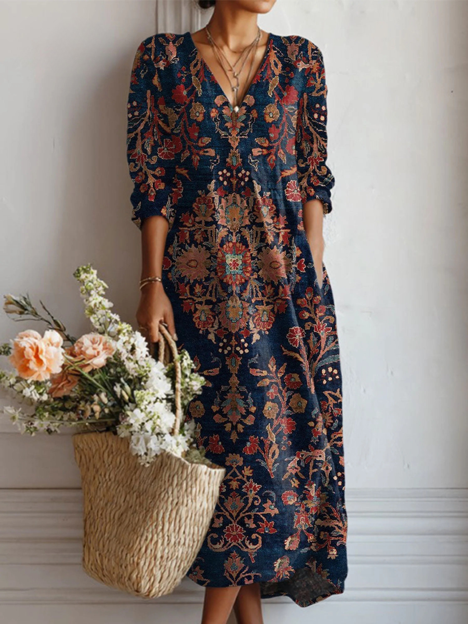 Boho maxi šaty Alejandra