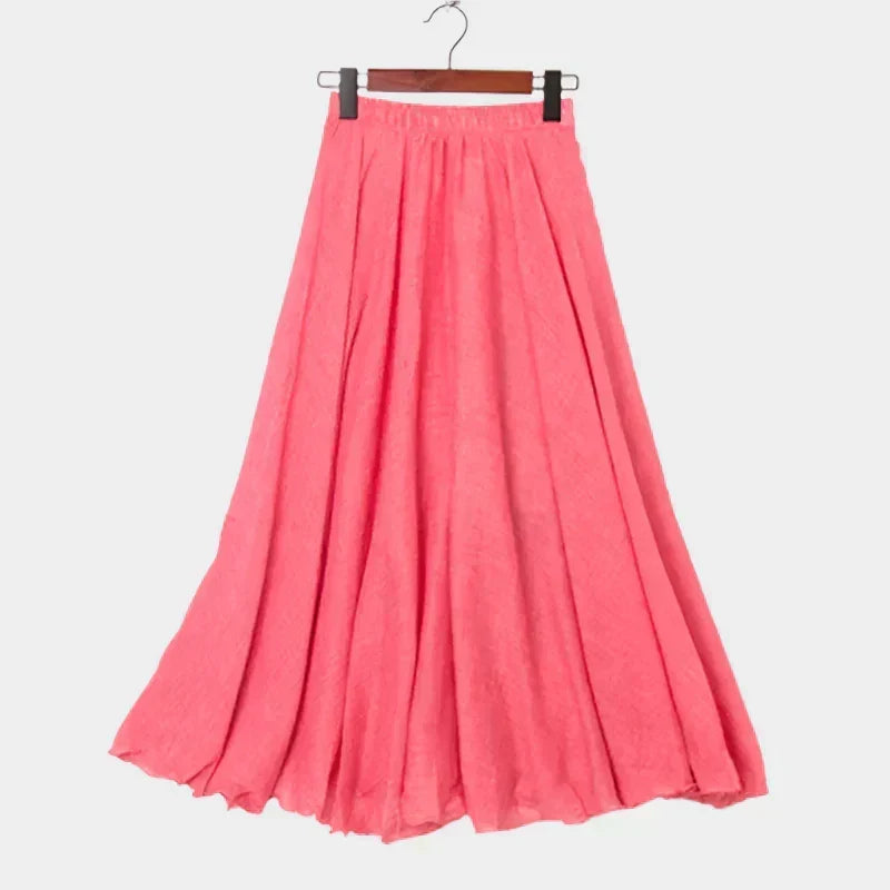 Elegantní sukně s vysokým pasem — pohled 9