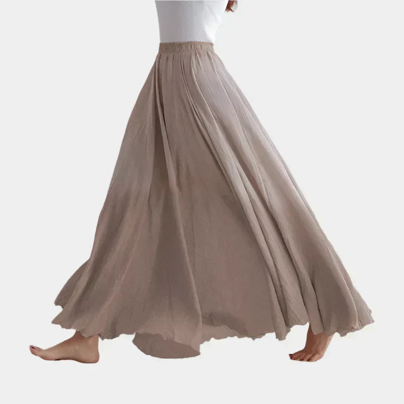 Elegantní sukně s vysokým pasem — pohled 3