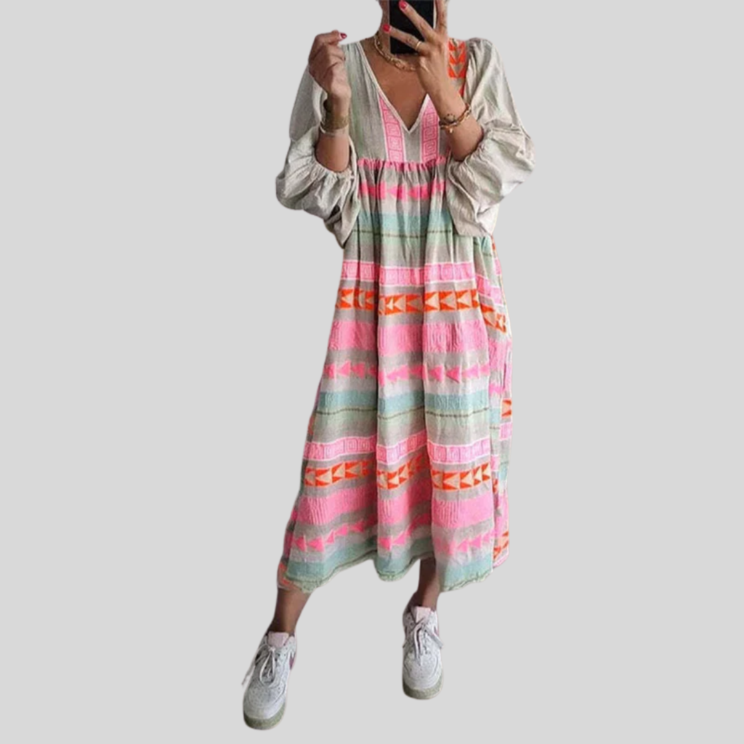 Pohodlné boho šaty Jessenia — pohled 2